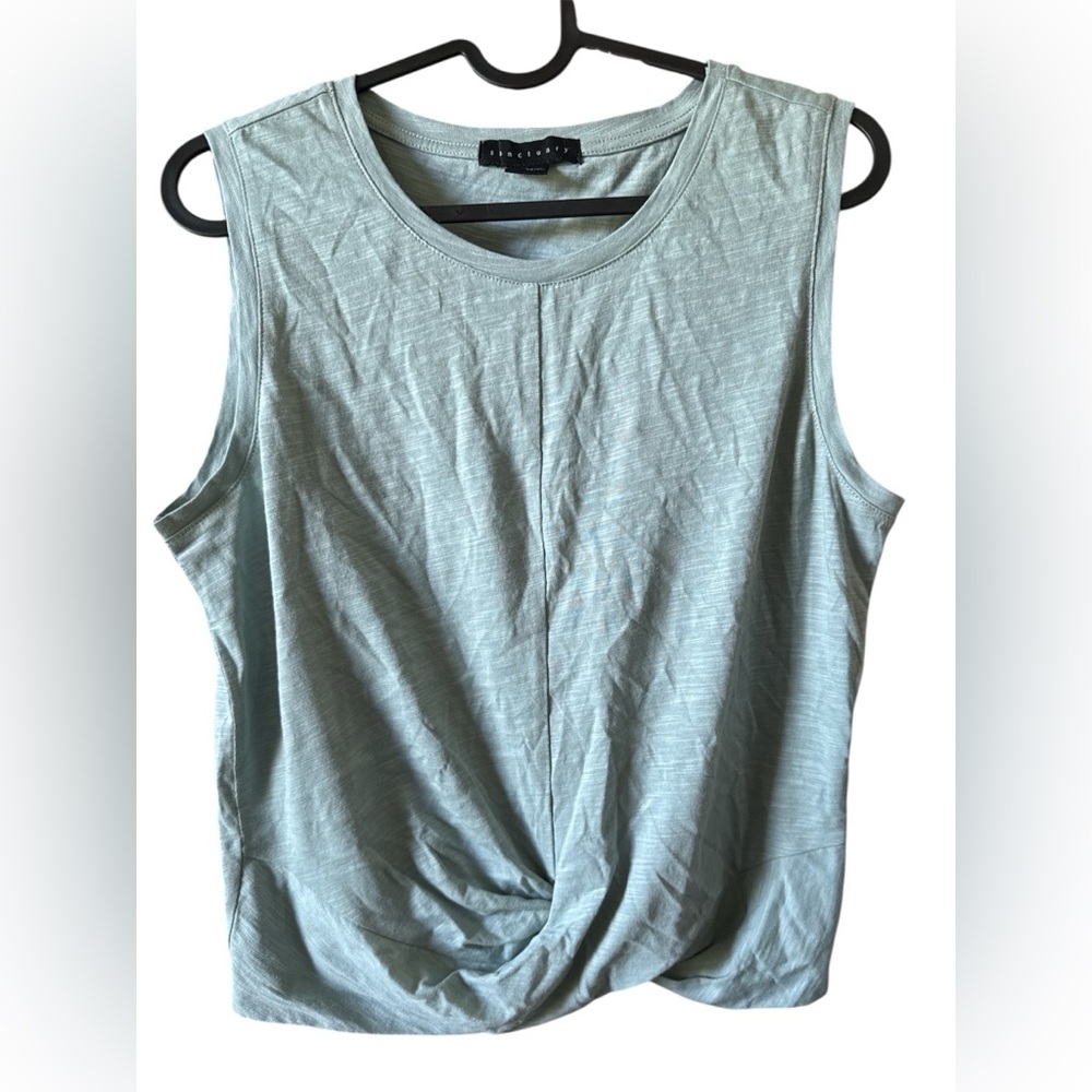 Sanctuary Light Green Tank Top EUC Size Small